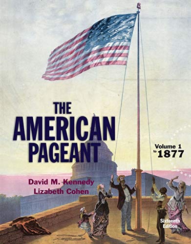 Book Cover American Pageant, Volume 1