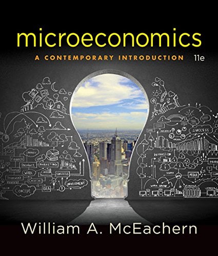 Book Cover Microeconomics: A Contemporary Introduction (MindTap Course List)