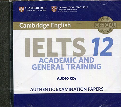 Book Cover Cambridge IELTS 12 Audio CDs (2): Authentic Examination Papers (IELTS Practice Tests)
