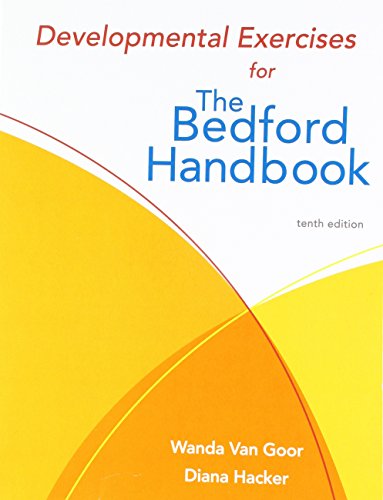 Book Cover Developmental Exercises for The Bedford Handbook