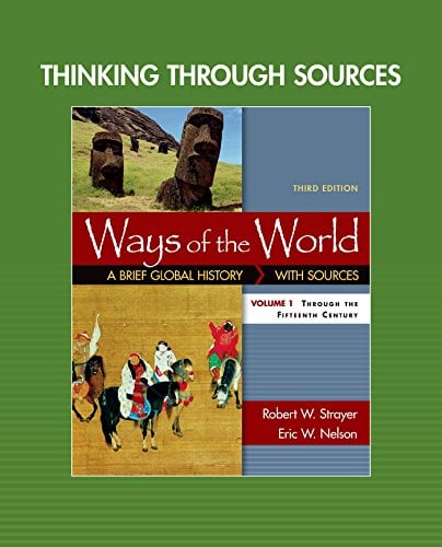 Book Cover Thinking through Sources for Ways of the World, Volume 1