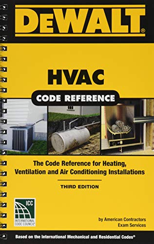 Book Cover DEWALT HVAC Code Reference: Based on the 2018 International Mechanical Code (DEWALT Series)