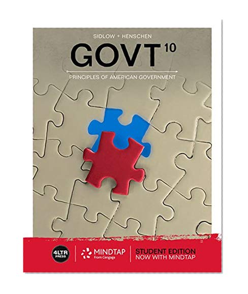 Book Cover GOVT (with MindTap Political Science, 1 term (6 months) Printed Access Card) (Mindtap Course List)