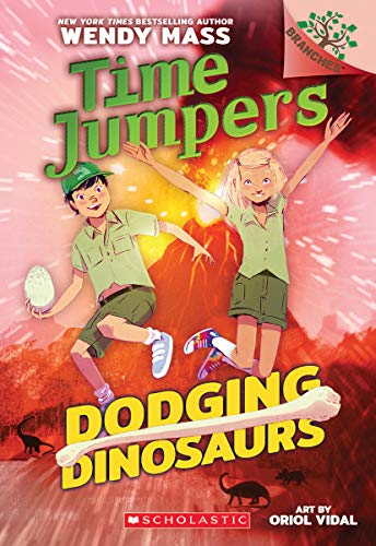 Book Cover Dodging Dinosaurs: A Branches Book (Time Jumpers #4) (4)