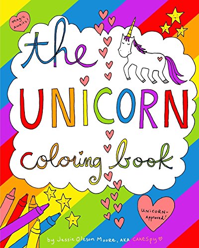 Book Cover The Unicorn Coloring Book