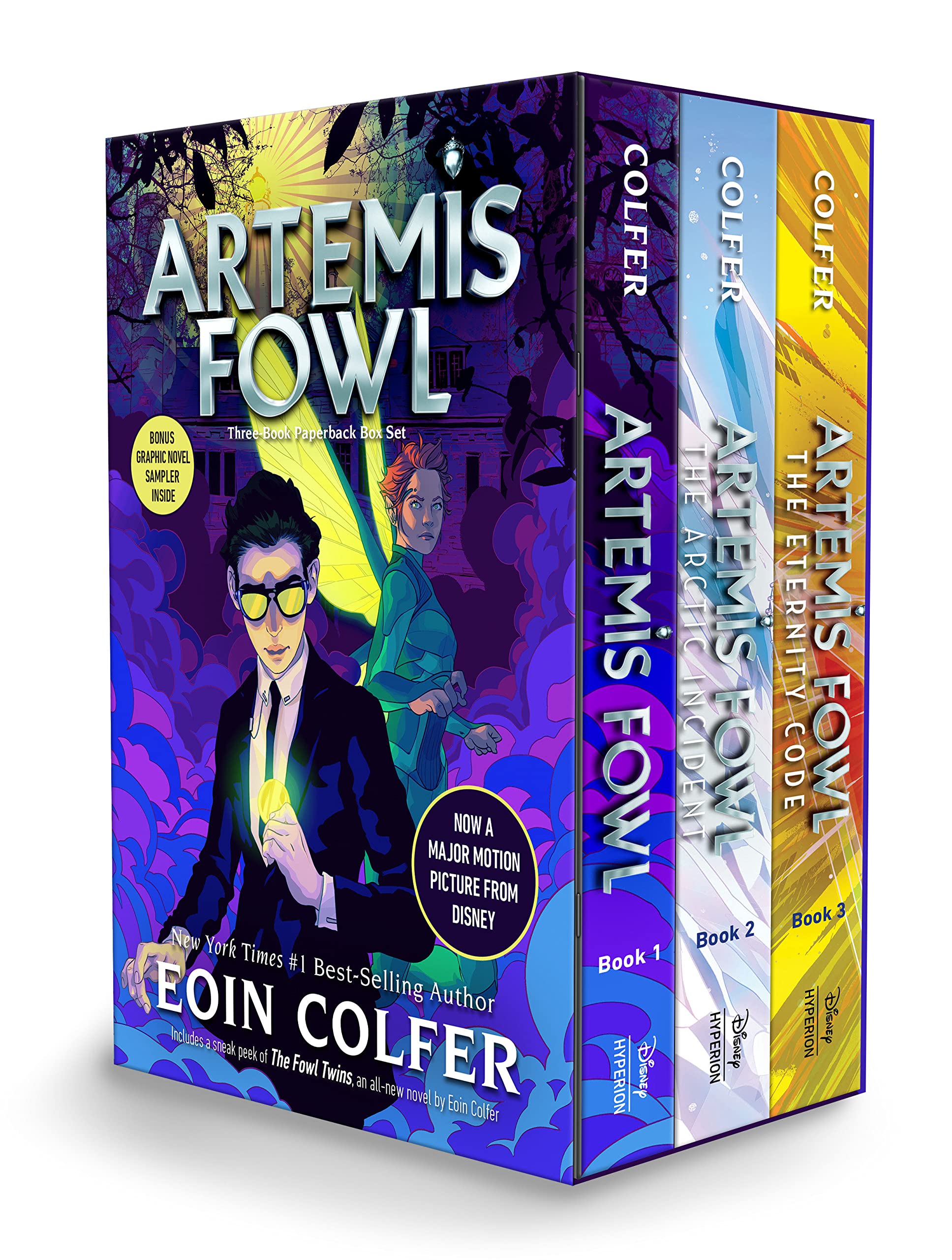 Book Cover Artemis Fowl 3-book Paperback Boxed Set-Artemis Fowl, Books 1-3