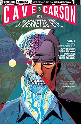 Book Cover Cave Carson Has a Cybernetic Eye TP Vol 1 Going Underground (Young Animal)