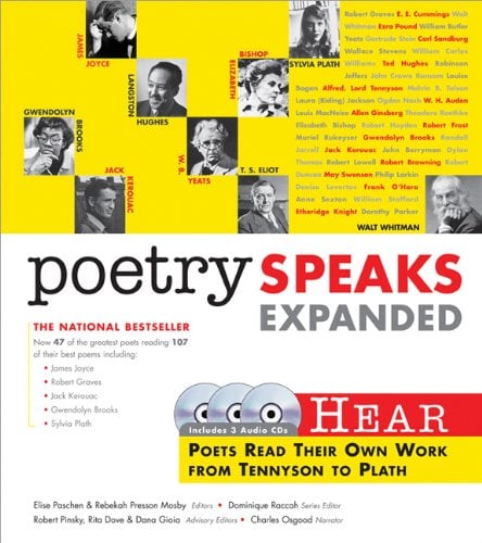 Book Cover Poetry Speaks Expanded: Hear Poets Read Their Own Work From Tennyson to Plath (Book w/ Audio CD)