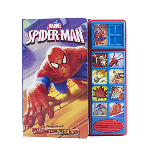 Book Cover Marvel - Spider-man Lift-the-Flap Sound Book - PI Kids