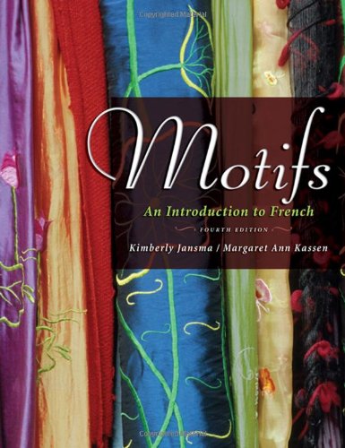 Book Cover Motifs: An Introduction to French, 4th Edition (Book & 2 CD-ROMs)