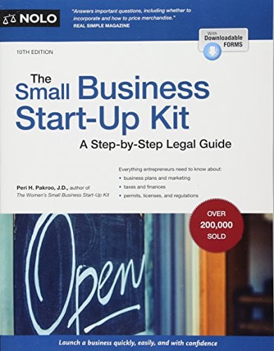 Book Cover Small Business Start-Up Kit, The: A Step-by-Step Legal Guide