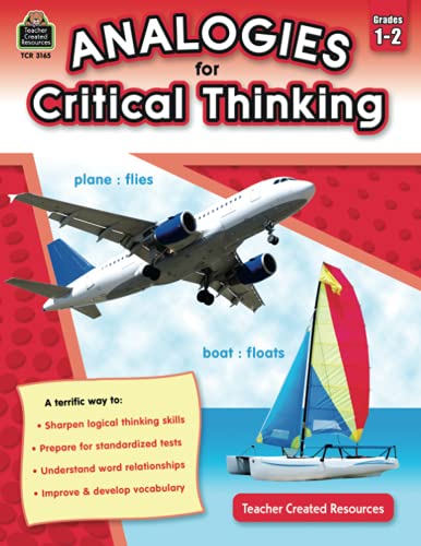 Book Cover Analogies for Critical Thinking, Grades 1â€“2 from Teacher Created Resources