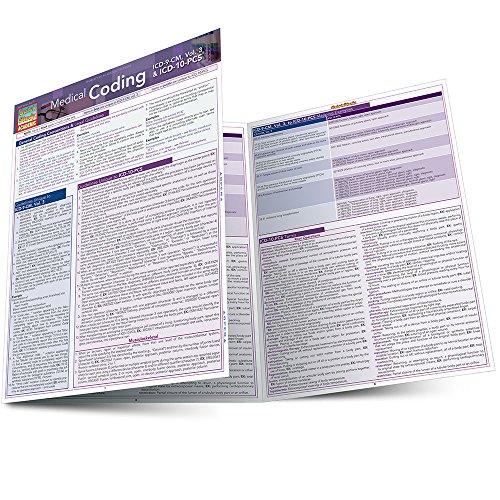 Book Cover Medical Coding ICD-10-PCS: a QuickStudy Laminated Reference Guide