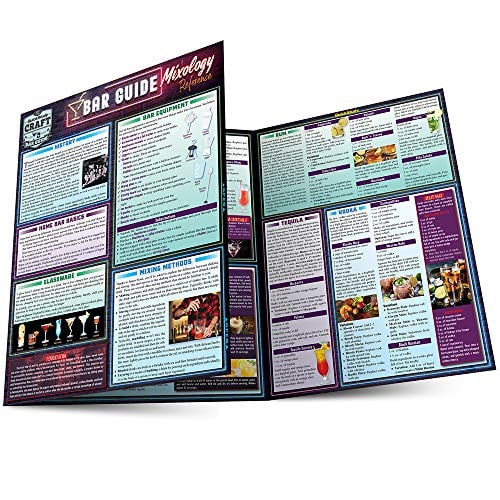Book Cover Bar Guide - a Mixology Reference: QuickStudy Laminated Guide
