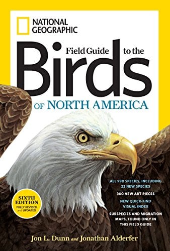 Book Cover National Geographic Field Guide to the Birds of North America, Sixth Edition