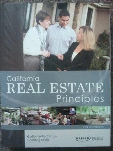 Book Cover California Real Estate Principles