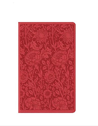 Book Cover ESV Large Print Compact Bible (TruTone, Berry, Floral Design)