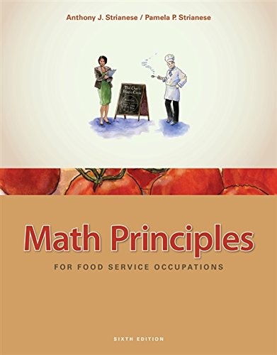 Math Principles For Food Service Occupations