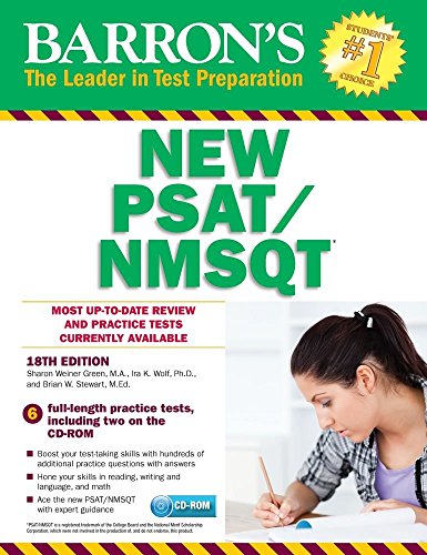 Book Cover Barron's NEW PSAT/NMSQT with CD-ROM, 18th Edition (Barron's PSAT/NMSQT)