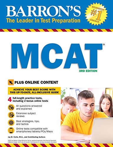 Book Cover MCAT with Online Tests (Barron's Test Prep)