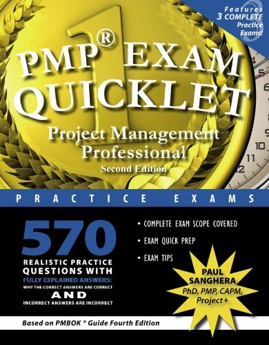 Pmp Exam Quicklet Second Edition Project Management