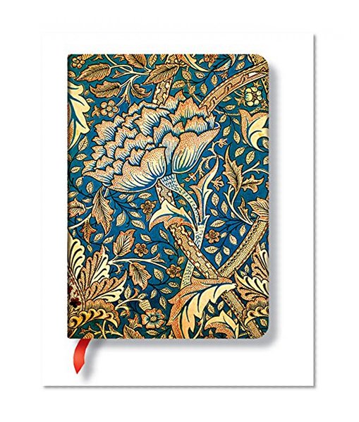 Book Cover Paperblanks William Morris Journals Windrush Midi, 4 3/4 in. x 6 3/4 in. 176 pages, lined