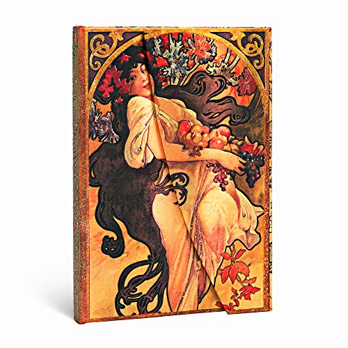 Book Cover Mucha, Autumn Maiden, Mini, Lin