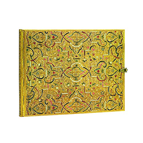 Book Cover Gold Inlay Guest Book