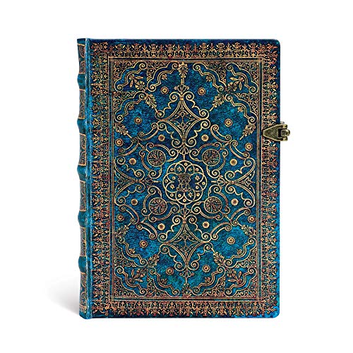 Book Cover Azure Midi Lined Journal