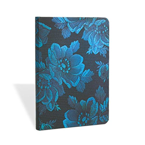 Book Cover Blue Muse Mini Lined Notebook (Chic & Satin)