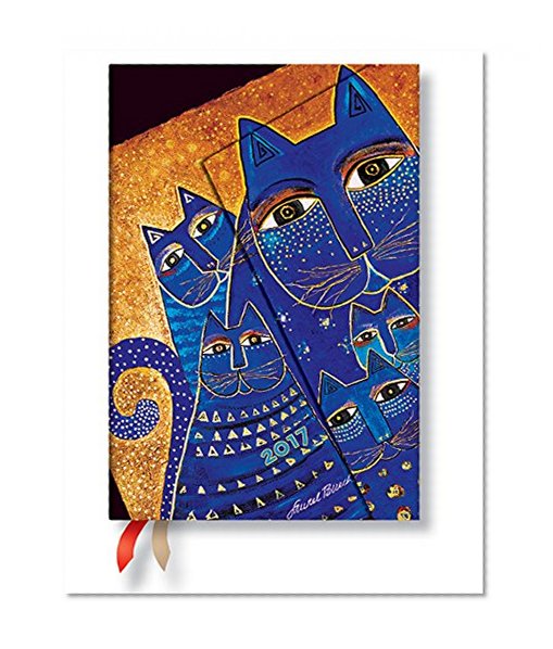 Book Cover Mediterranean Cats Mini - 2017 Paperblanks Weekly Planner (3.5 x 5.5 Horizontal)