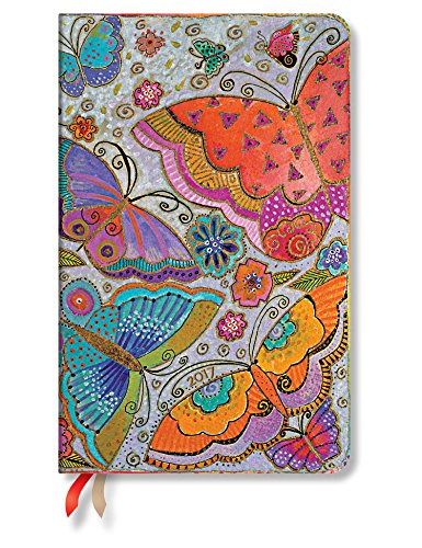 Book Cover Flutterbyes Maxi - Paperblanks 2017 Weekly Planner (5.5 x 8.25 Horizontal)