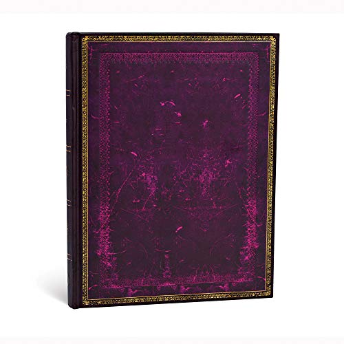 Book Cover Paperblanks Old Leather Ruled Ultra Notebook - Cordovan (Old Leather Classics), Purple