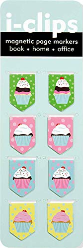 Book Cover Cupcake i-clips Magnetic Bookmarks