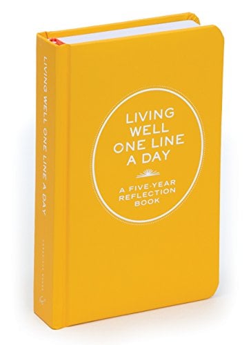 Book Cover Living Well One Line A Day: A Five-Year Reflection Book