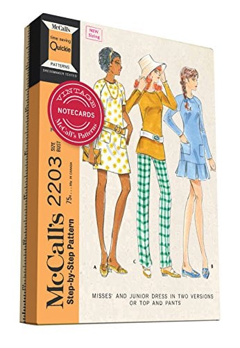 Book Cover Vintage McCall's Patterns Notecards