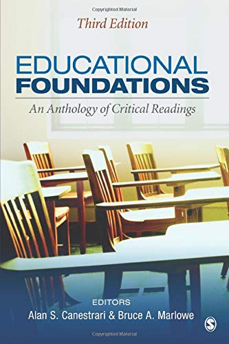 Book Cover Educational Foundations: An Anthology of Critical Readings