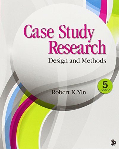 Book Cover Case Study Research: Design and Methods (Applied Social Research Methods)