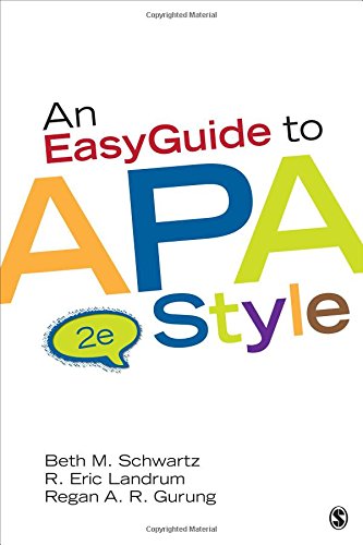 Book Cover An EasyGuide to APA Style (EasyGuide Series)
