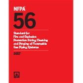 Book Cover NFPA 56: Standard for Fire and Explosion Prevention During Cleaning and Purging of Flammable Gas Piping Systems 2017