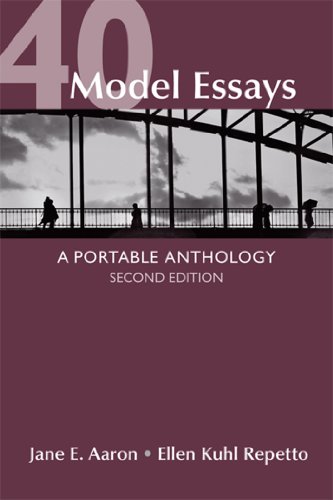 Book Cover 40 Model Essays: A Portable Anthology