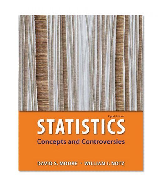 Book Cover Statistics: Concepts & Controversies: w/EESEE Access Card