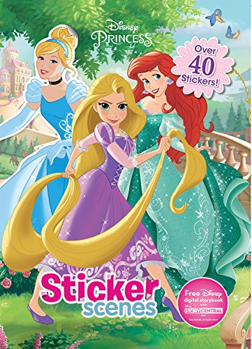 Book Cover Disney Princess Sticker Scenes