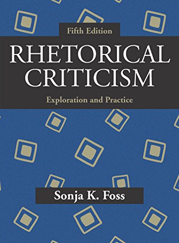 Book Cover Rhetorical Criticism: Exploration and Practice, Fifth Edition