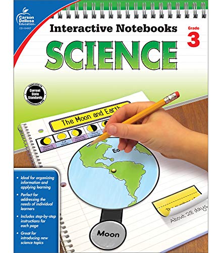 Book Cover Carson Dellosa | Science Interactive Notebook | 3rd Grade, 96pgs (Interactive Notebooks)