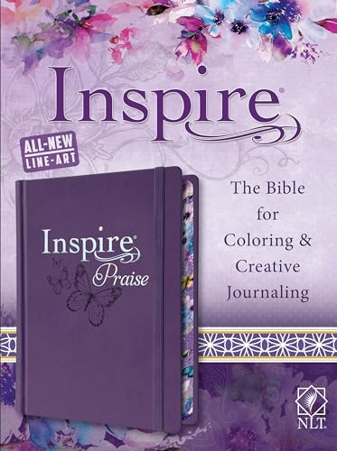Book Cover Inspire PRAISE Bible NLT: The Bible for Coloring & Creative Journaling
