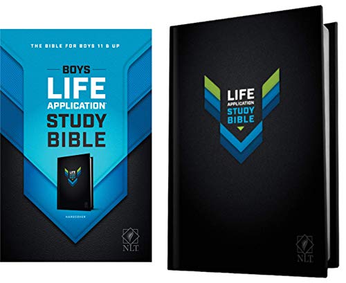 Book Cover Tyndale NLT Boys Life Application Study Bible (Hardcover), NLT Study Bible for Boys, Foundations for Your Faith Sections