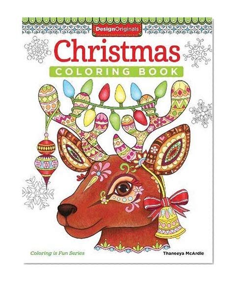 Book Cover Christmas Coloring Book (Coloring is Fun) (Design Originals) 32 Fun & Playful Holiday Art Activities from Thaneeya McArdle on High-Quality, Extra-Thick Perforated Pages that Resist Bleed-Through