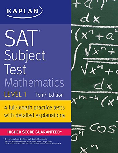 Book Cover SAT Subject Test Mathematics Level 1 (Kaplan Test Prep)