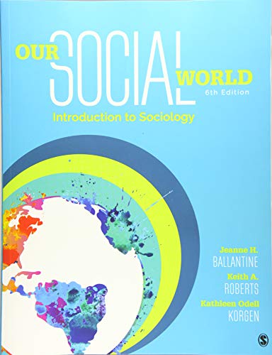 Book Cover Our Social World: Introduction to Sociology